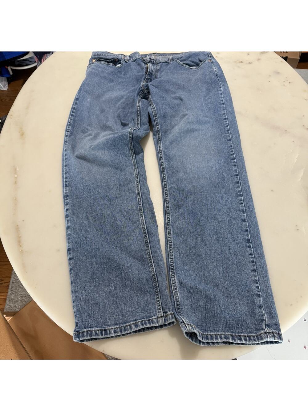 Levis 559 Jeans Mens 38x34 Blue Relaxed Straight Fit Medium Wash Denim Pants